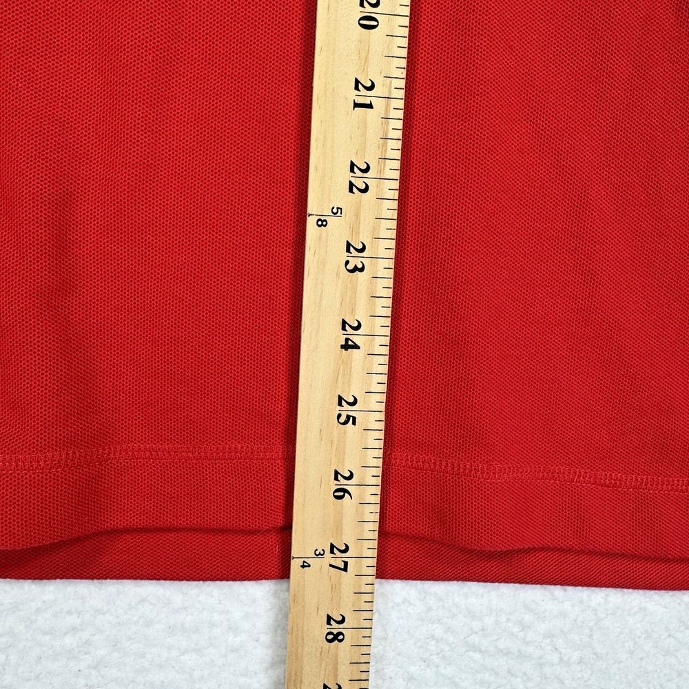Team Spirit Polo Shirt Mens M Red Manchester England Soccer Sport 10 NWT - Picture 8 of 8
